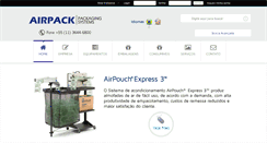 Desktop Screenshot of airpack.com.br